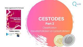 Cestodes classification Pseudophyllidean amp Cyclophyllidean Parasitology simplified tutorials [upl. by Clarkson855]