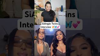 The SiAngieTwins new album is FIRE🔥💕 music hiphop randb interview [upl. by Castillo789]