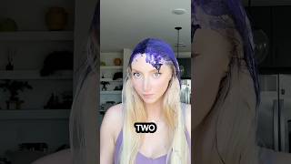 Purple shampoo for TWO DAYS STRAIGHT Accidentally dying my hair blue [upl. by Camala]