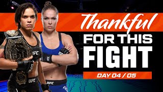 Amanda Nunes vs Ronda Rousey  UFC Fights We Are Thankful For 2023  Day 4 [upl. by Ehud925]