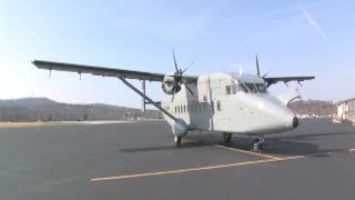 C23 Sherpa Landing And Taxiing [upl. by Cooke]