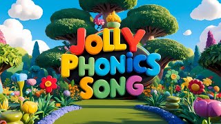 Jolly Phonics Song with Lyrics  Letter Sounds A to Z  ABC Phonics Song [upl. by Nore]