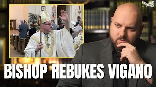 BREAKING Bishop Powers Rebukes Archbishop Vigano [upl. by Euqcaj923]