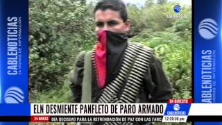 ELN desmiente panfleto de paro armado en Arauca Boyacá y Casanare [upl. by Oflodur778]