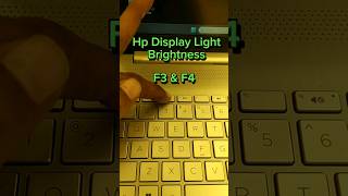 Hp laptop brightness shortcuts youtubeshorts keyboard shortsviral [upl. by Filmore]