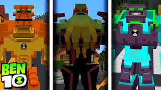 I Became ALL Aliens in Minecraft Ben 10 [upl. by Cleve348]