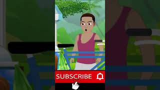 শিয়ালের আইসক্রিম 15 foxcartoon baghergolpo moralstories funnyshorts banglarupkothargolpo [upl. by Moynahan697]