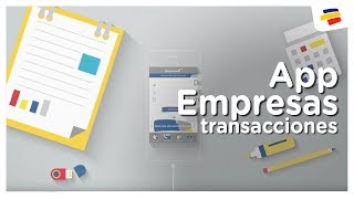 Paso a paso para realizar transacciones con Bancolombia App Empresas  Bancolombia [upl. by Harbird]