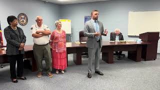 Bentz Named New Harrison County School District Superintendent [upl. by Llerehc]