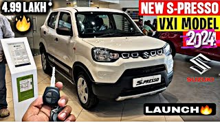 NEW SPRESSO CAR VXI MODEL🔥 MARUTI SUZUKI SPRESSO 2024 LAUNCH PRICEDESIGNFEATURES [upl. by Martreb401]