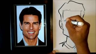 How To Draw A Caricature Using Easy Basic Shapes [upl. by Aelram]