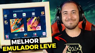 O MELHOR Emulador LEVE de ANDROID pra PC FRACO  Veja Como Usar [upl. by Devonna]