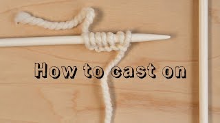 Easy Cast On for Beginner Knitters  Learn to Knit [upl. by Salaidh77]