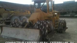 Compacteur à pieds de mouton CATERPILLAR 815 [upl. by Norward]