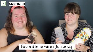 ANNONSE Nuwa lifecare amp Happyflops  Favorittene våre i Juli [upl. by Annazus85]