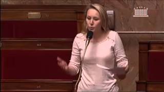 Coup de gueule de Marion MaréchalLe Pen à lAssemblée nationale [upl. by Ellennaj376]