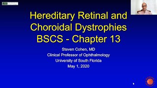 Inherited Retinal Dystrophies  May 1 2020 [upl. by Elegna579]