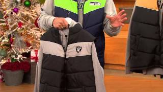 NFL Dallas Cowboys Mens Fleece Hoodie and Vest with Dan Hughes [upl. by Nerrat]