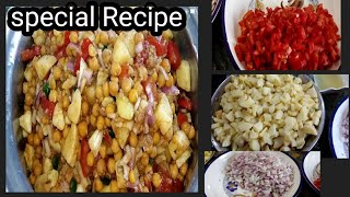 special Allo chana chatt Recipe for Koonday Ki Niyaz ll آلو چنا چاٹ ll [upl. by Merrick50]