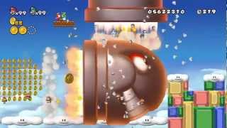 New Super Mario Bros Wii  100 Walkthrough Coop ITA  Parte 19 di 19 [upl. by Einahpit16]