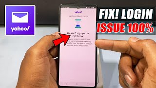 How to Solve Yahoo Mail Login Problem on Mobile [upl. by Jack]