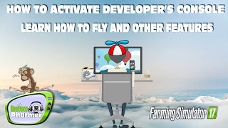 How To Enable Console Dev Mode and More on PC FS17 [upl. by Nilyac]