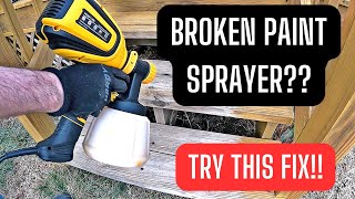 EASY PAINT SPRAYER REPAIR Fix your electric airless Vonforn paint sprayer that wont turn on [upl. by Tarsuss]