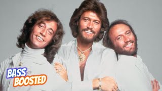 Bee Gees  Stayin Alive Bass Boosted [upl. by Hales]