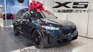 NEW ARRIVAL 2024 BMW X5 xDrive50e Carbon Black Metallic on Coffee [upl. by Ishmael]