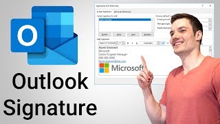 How to Add Signature in Outlook [upl. by Neelsaj310]