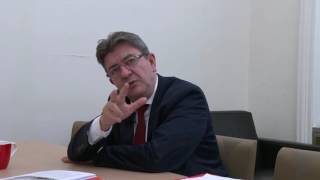 Mélenchon  Macron est quot au bord du trou ya plus quà pousser quot [upl. by Slade]