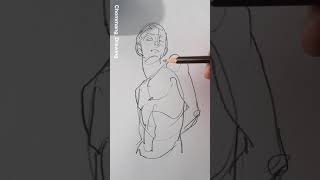 Gesture drawing  2min Croquis  Satisfying video [upl. by Dibrin]