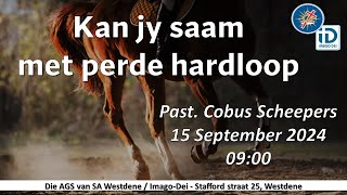 Imago Dei AGS Westdene Diens  15 September 2024 Pastoor Cobus Scheepers [upl. by Aikel]