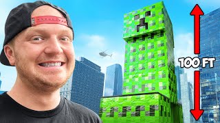 I Survived Worlds Biggest Minecraft Creeper [upl. by Speroni]