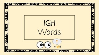 IGH Words  4 Minute Phonics [upl. by Zachariah]