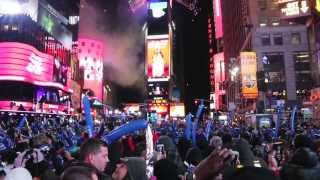 Times Square NYE 2014 [upl. by Hgielram]