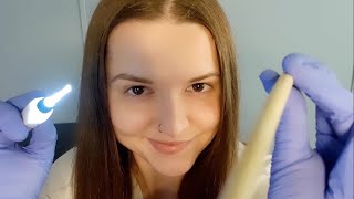 ASMR  Ear Nose amp Throat Exam 👃 Soft Spoken Doctor Roleplay Youre Sick 🤒 [upl. by Suciram]