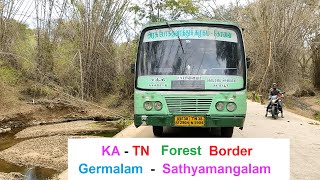 Germalam  Sathyamangalam in TNSTC Bus  First Video on YouTube [upl. by Giacobo]