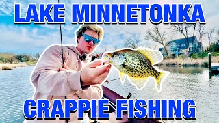 SPRING CRAPPIE FISHING LAKE MINNETONKA 2024  50 FISH [upl. by Ardnajela]