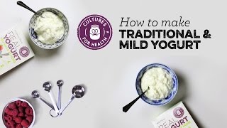 How to Make Traditional amp Mild Yogurt [upl. by Utham]