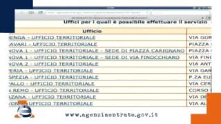 Prenotare un appuntamento allAgenzia delle Entrate [upl. by Ring]