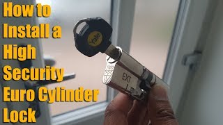 High security euro lock fitting [upl. by Erodavlas]