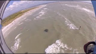 Kiteboarding Honeymoon Island Florida [upl. by Sunda]