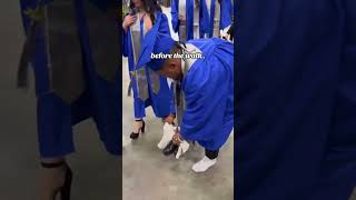 Breaking out the Moonwalk during Graduation 🎓 🤣 [upl. by Giesser334]