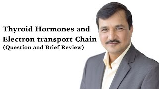 Thyroid Hormones and Electron Transport Chain  Question and Brief Review [upl. by Alair207]