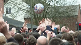 Royal Shrovetide Football 2024 Highlights [upl. by Lehcyar672]