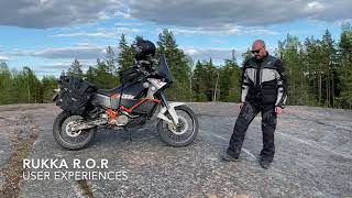 Rukka ROR GoreTex riding suit review [upl. by Norrab]