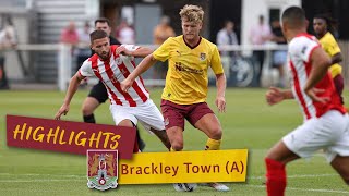 HIGHLIGHTS Brackley Town 1 Northampton Town 2 [upl. by Clapper]