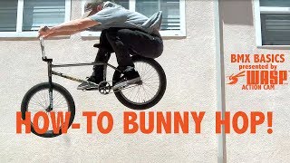 HOW TO BUNNY HOP A BMX THE RIGHT WAY [upl. by Ranip]