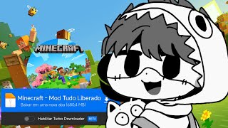 MINECRAFT MOD  apk android versão tudo liberado skin e mapas [upl. by Gwendolyn]